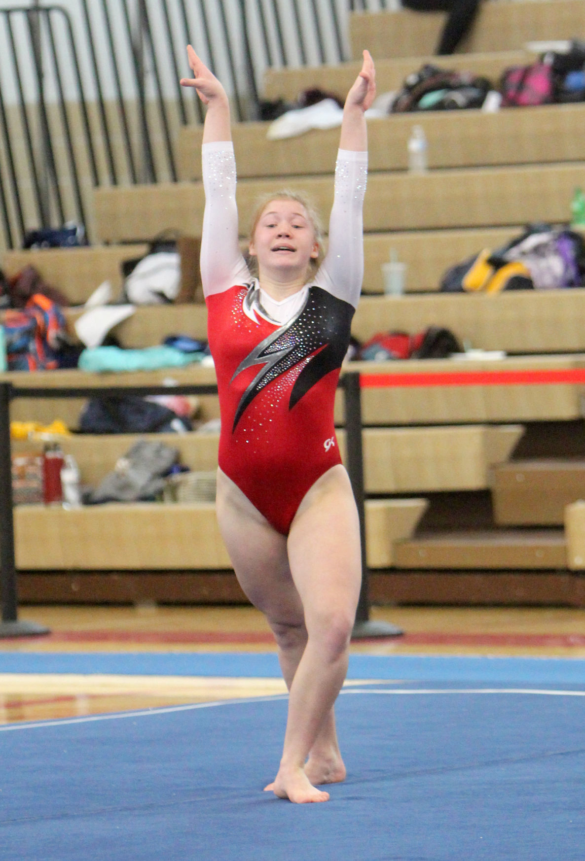 Big Rivers Conference Gymnastics Meet at Chippewa Falls 2-16-19